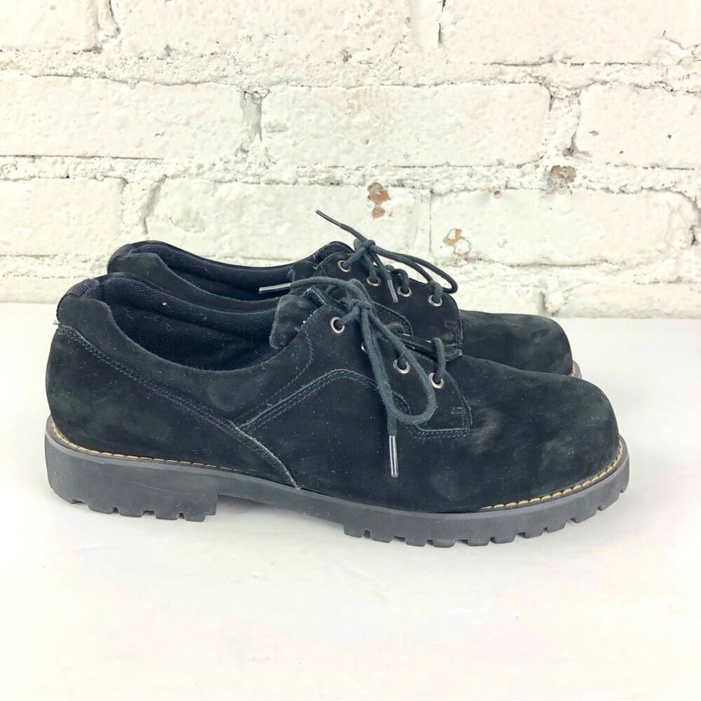 Vintage 90’s Y2K Hunters Run Chunky Leather Tie Shoes